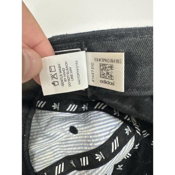 Adidas Baseball Hat Adjustable Black Logo Cap - Picture 6 of 11